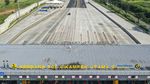 Sepi Banget! Begini Potret Lalin di Pintu Tol Cikampek Utama
