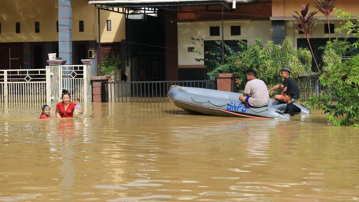 Warga Samarinda kebanjiran saat Lebaran