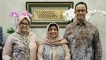 Potret Anies Lebaran Bareng Keluarga di Rumah