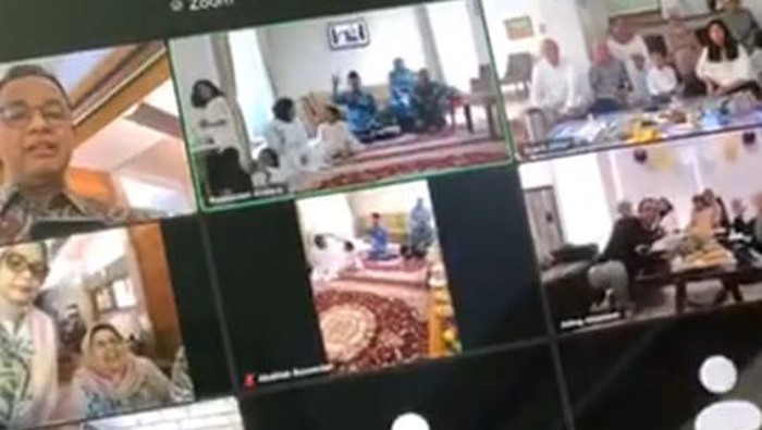 Anies Baswedan dan keluarga rayakan Lebaran secara virtual