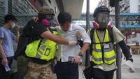 Rencana pembentukan UU Keamanan Nasional untuk Hong Kong itu pun menuai kecaman dari sejumlah aktivitas demokrasi. UU tersebut dikhawatirkan dapat mengancam kebebasan berpendapat di Hong Kong.  AP Photo/Vincent Yu.