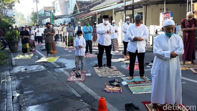 Begini Suasana Salat Idul Fitri di Masjid Jogokariyan