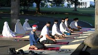 Diketahui sebelumnya Staf Khusus Presiden Bidang Sosial Angkie Yudistia telah menginformasikan bahwa Presiden Joko Widodo akan merayakan Idul Fitri di Istana Bogor.  Istimewa/Dok. Muchlis Jr - Biro Pers Sekretariat Presiden.