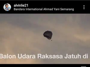 Balon Udara Jatuh di Area Bandara Semarang, AirNav Terbitkan Notam