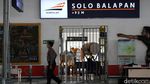 Stasiun Balapan Solo Masih Lengang