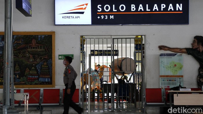 Stasiun Balapan di Masa Pandemi