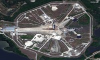 A SpaceX Falcon 9 rocket with the companys Crew Dragon spacecraft is rolled out of the horizontal integration facility at Launch Complex 39A as preparations continue for the Demo-2 mission, Thursday, May 21, 2020, at NASAs Kennedy Space Center in Cape Canaveral, Fla. (Bill Ingalls/NASA via AP)