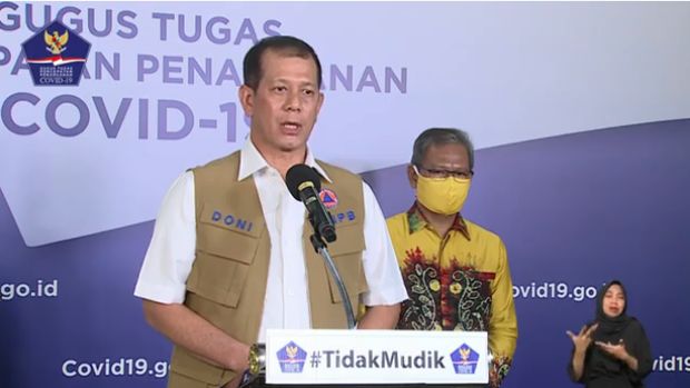 Ketua Pelaksana Gugus Tugas Percepatan Penanganan Corona Virus Disease 2019 ,Letnan Jenderal TNI Doni Monardo (Youtube BNPB Indonesia)