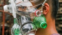 Namun bisa jadi ini masker terbaik yang bisa digunakan untuk mengedukasi masyarakat dalam memahami virus Corona. Foto: Dok. Xinhua/Rouelle Umali