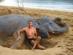 Keren! Tampak Seperti Nyata Hewan Ini Terbuat Dari Pasir