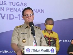 Anies Beberkan Persentase Penurunan Kegiatan Masyarakat di DKI