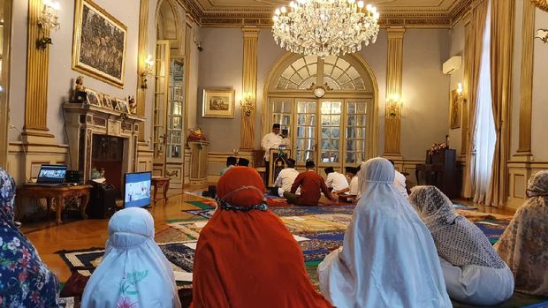 Suasana Lebaran WNI di Italia