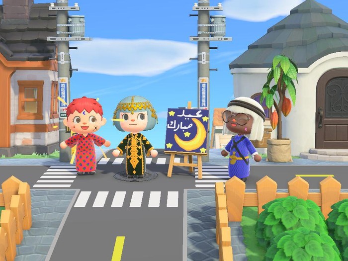 idul fitri di animal crossing