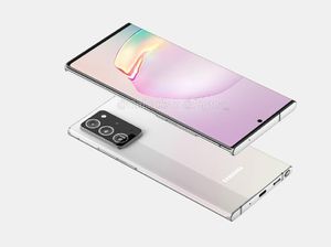 Render Galaxy Note 20+ Terkuak dengan Layar Lebih Besar