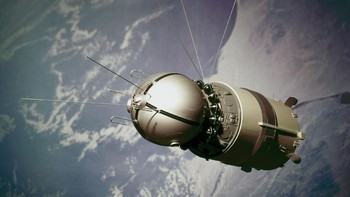 Kapsul Vostok dari Uni Soviet merupakan kapsul berawak yang mengantarkan Yuri Gagarin, manusia pertama ke luar angkasa pada 12 April 1961. Enam kapsul Vostok mengantarkan kosmonot menuju orbit antara tahun 1961 dan 1963. Foto: SSPL/Getty Images