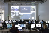 A SpaceX Falcon 9 rocket with the companys Crew Dragon spacecraft is rolled out of the horizontal integration facility at Launch Complex 39A as preparations continue for the Demo-2 mission, Thursday, May 21, 2020, at NASAs Kennedy Space Center in Cape Canaveral, Fla. (Bill Ingalls/NASA via AP)