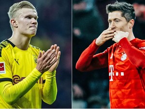 Dortmund Vs Bayern: Adu Tajam Haaland dan Lewandowski