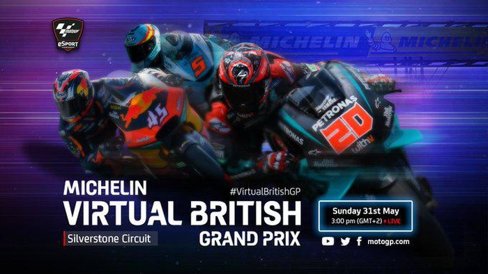 MotoGP Virtual Race seri Silverstone Inggris 31 Mei 2020