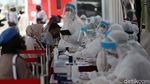 500 Warga Ikuti Rapid Test Gratis di Bundaran HI