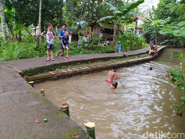 Banyak cara dilakukan dalam mengisi libur lebaran di tengah pandemi Corona. Anak-anak di Blok Tegalpanjang, RW 9, Kelurahan Linggasari, Kecamatan Ciamis, Kabupaten Ciamis, berenang bersama memanfaatkan aliran irigasi yang dibendung. Banyak cara dilakukan dalam mengisi libur lebaran di tengah pandemi Corona. Anak-anak di Blok Tegalpanjang, RW 9, Kelurahan Linggasari, Kecamatan Ciamis, Kabupaten Ciamis, berenang bersama memanfaatkan aliran irigasi yang dibendung.