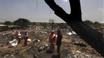 Kawasan Kumuh di India Porak Poranda Dilalap Si Jago Merah