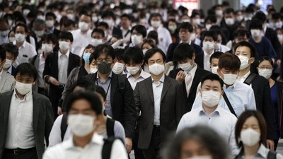Status Darurat Corona Dicabut, Stasiun Kereta di Tokyo Penuh Penumpang