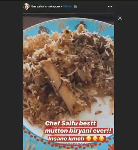 Menu lebaran Kareena Kapoor