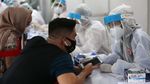 500 Warga Ikuti Rapid Test Gratis di Bundaran HI