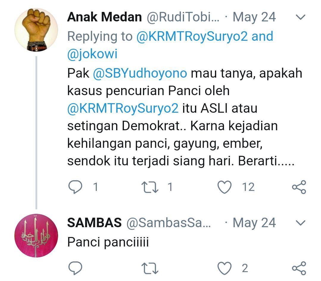 roy suryo bahas panci