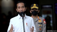 Dalam pernyataannya, Jokowi kembali mengingatkan soal penerjunan TNI-Polri untuk mendisiplinkan masyarakat di titik-titik keramaian guna memutus penyebaran COVID-19. Jokowi juga menyatakan ingin bangsa ini tetap produktif tapi aman dari COVID-19.