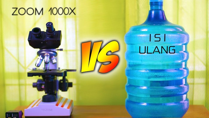 zoom makanan dan minuman mikroskop