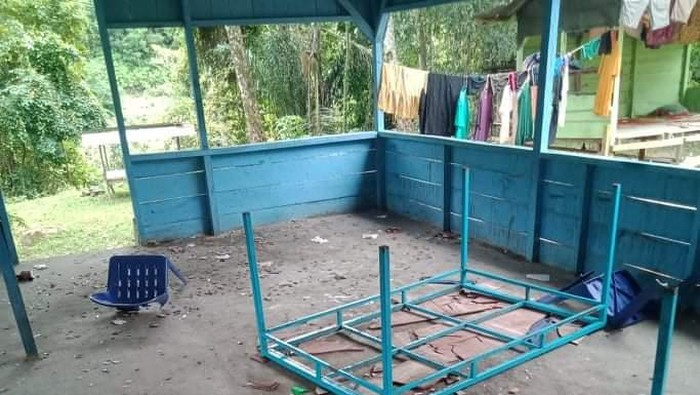 Kondisi warung tuak di Tapteng yang dirusak sekelompok pemuda (dok. Istimewa)