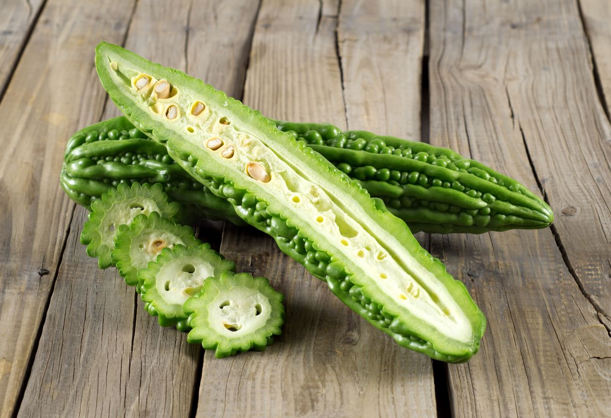Balsam pear,garden,greenhouse