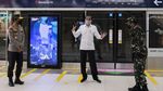 Jokowi Tinjau Stasiun MRT Persiapan New Normal