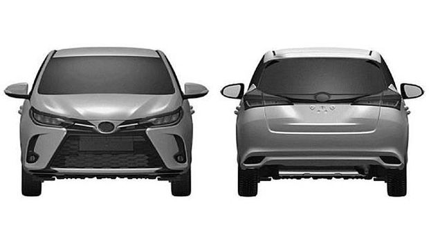 Gambar paten Toyota Yaris 2021