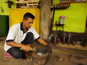 Kehidupan Warga Dukuh Karangpoh di Klaten Bergantung Cangkul