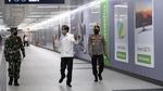Jokowi Tinjau Stasiun MRT Persiapan New Normal