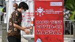 500 Warga Ikuti Rapid Test Gratis di Bundaran HI