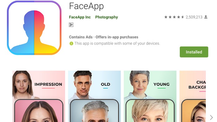 Aplikasi FaceApp yang Viral