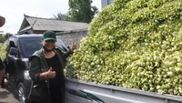 Bupati Eka berkomitmen untuk melawan virus Corona. Bentuk perlawanan itu bukan hanya dari aspek kesehatan, melainkan soal perputaran ekonomi yang tetap stabil di masyarakat. Gerakan ini dilakukan untuk membantu para petani dari ancaman kerugian. Produksi sayur melimpah tapi daya beli masyarakat justru menurun, hal tersebut membuat stok sayur melimpah dan tidak terserap sehingga membuat petani merugi. dok. Humas Tabanan