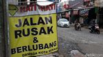 Waduh! Jalan Bintara Raya Rusak Banget