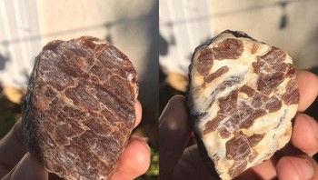 Bukan potongan daging lho, melainkan batu. (Foto: Brightside)