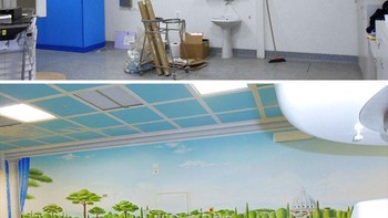 Dengan lukisan ini, anak-anak pun tidak perlu lagi takut akan ruang operasi, ruang rawat dan setiap sudut di rumah sakit. (Foto: Dok. Silvio Irilli)