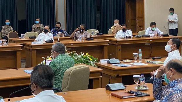 Satgas Lawan COVID-19 DPR kunjungi Kemenkes