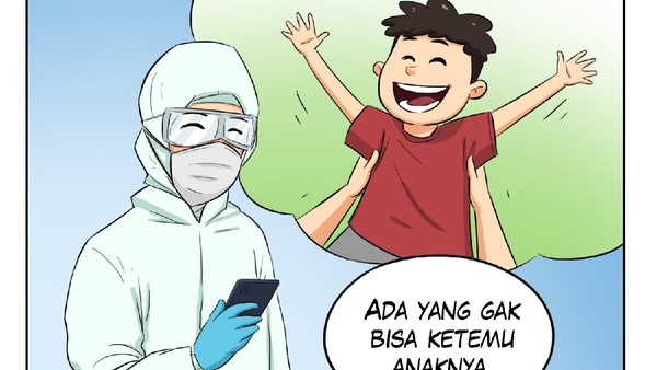 Kisah Tenaga Medis Lebaran di Tempat Karantina