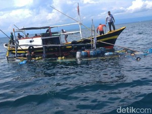 Kelebihan Muatan, Kapal Barang Tenggelam di Perairan Kota Probolinggo
