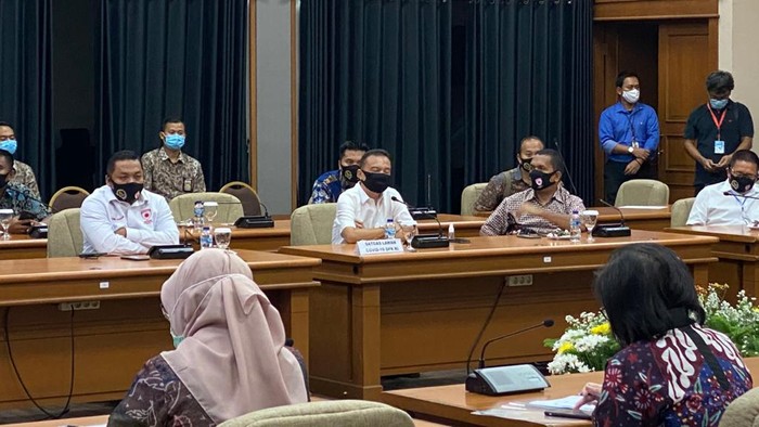 Satgas Lawan COVID-19 DPR kunjungi Kemenkes