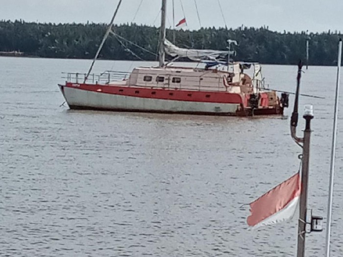 Seorang pelaut asal Australia jadi korban pembegalan di perairan Sumsel. Dia dievakuasi dengan selamat di perairan Lampung (dok. Istimewa) Seorang pelaut asal Australia jadi korban pembegalan di perairan Sumsel. Dia dievakuasi dengan selamat di perairan Lampung (dok. Istimewa)
