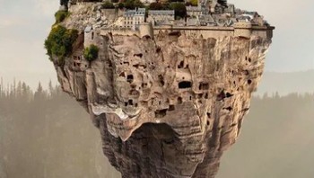 Foto yang ini, tampak seperti hunian di luar angkasa. Foto: Instagram @art.side