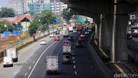 Tak terlihat kedapadatan kendaraan di H+3 lebaran.
